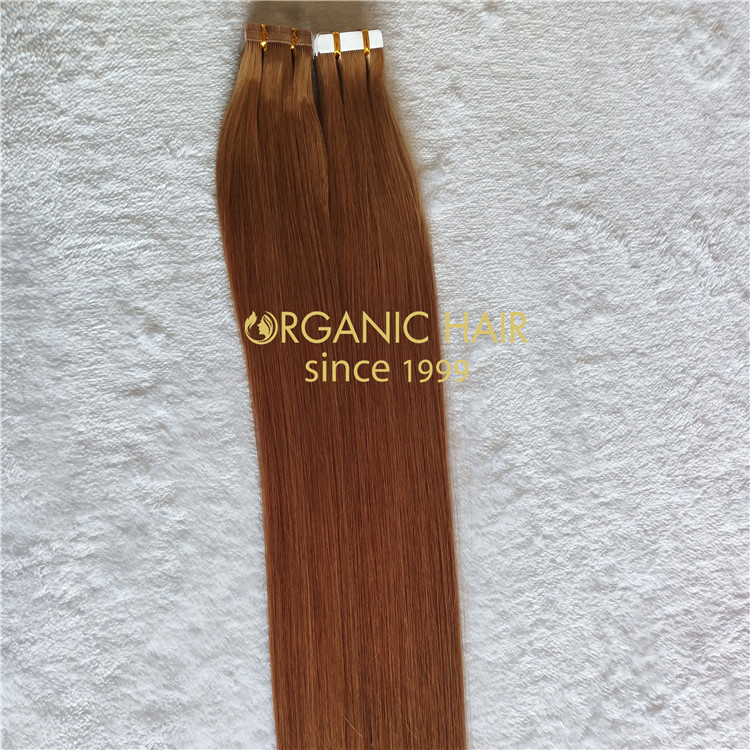 Human customized tape in hair extennsions X180